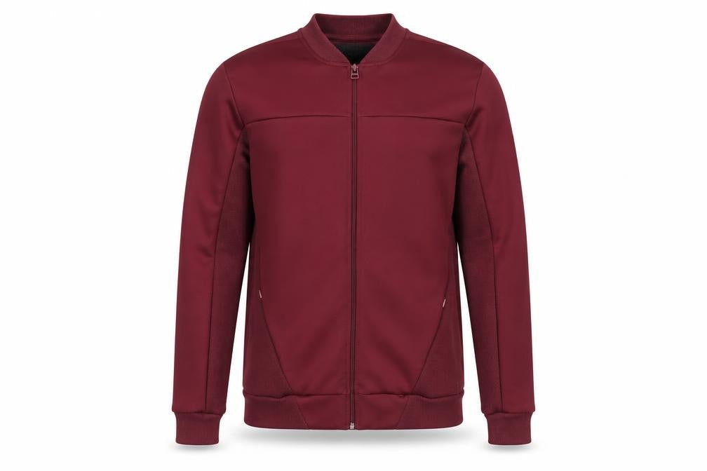 River Island Men's Red Full Zip Sweatshirt XS