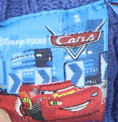 Close-up detail of Sun-city boys’ blue cars full zip jumper 8 years - casual wear