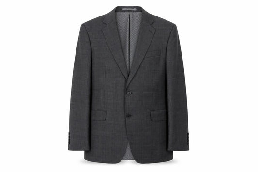 Stvdio by Jeff Banks Grey Check Blazer, Men’s, Size 42S Formal