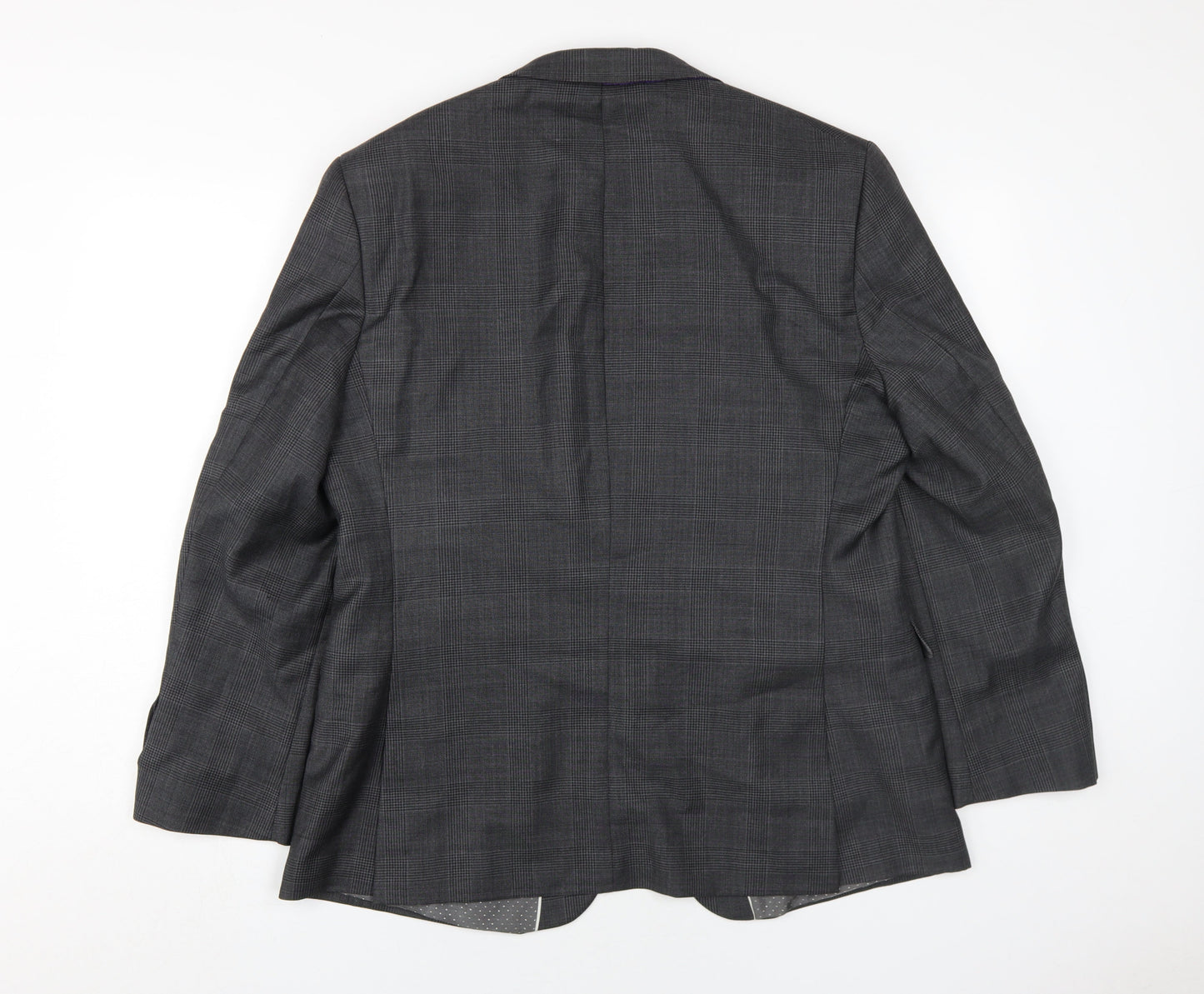 Stvdio by Jeff Banks Grey Check Blazer, Men’s, Size 42S Formal