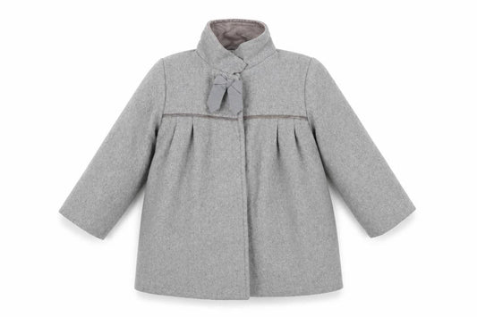 Mamas & Papas Girls Grey Basic Coat 18-24 Months