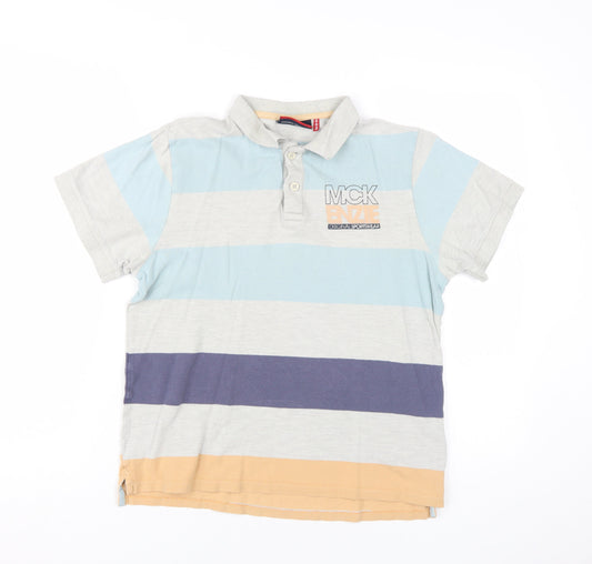 McKenzie Boys Multicoloured Polo Shirt, 13-14 Years, Striped