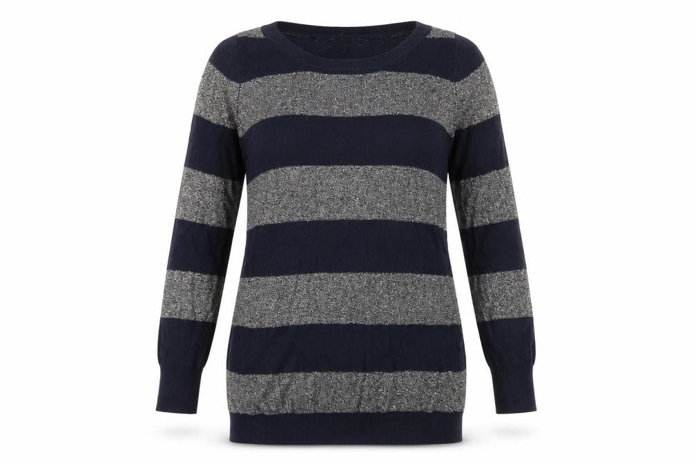 Oasis Women's Black XS Striped Jumper