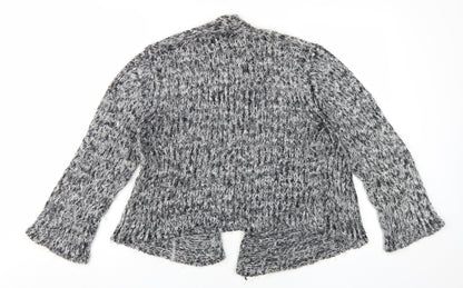 Offshoot Women's Grey Chunky-Knit Cardigan S