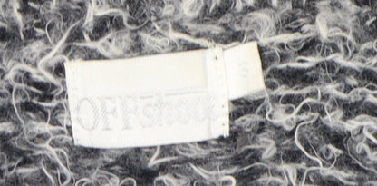 Offshoot Women's Grey Chunky-Knit Cardigan S