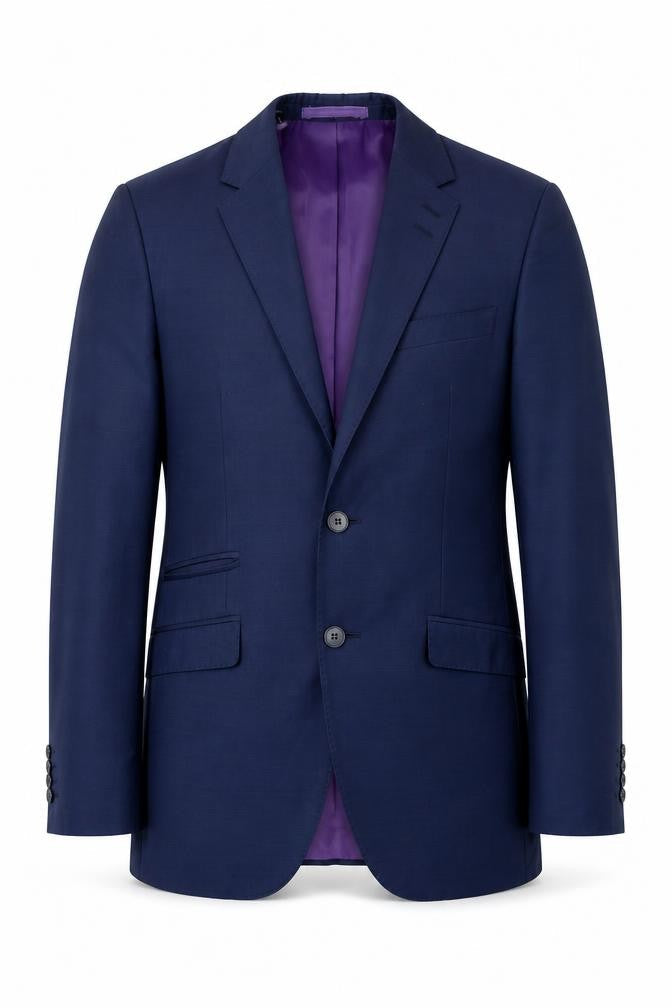 Marks & Spencer Men's Blue 38R Blazer - Classic Style