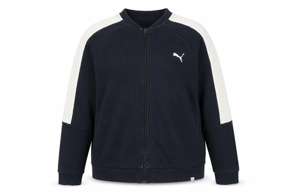 Puma Unisex Black XL Full Zip Sweatshirt