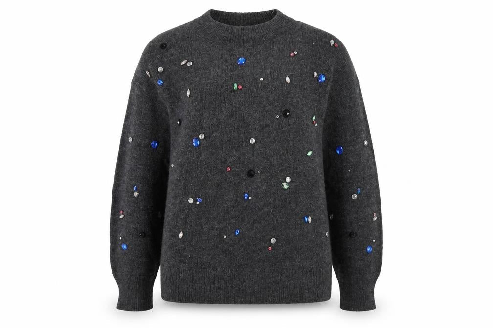 Warehouse Women's Grey Pullover Jumper, Size 8