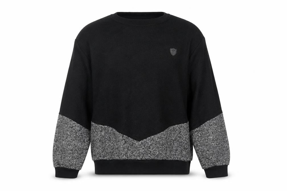 Soulstar Men's Black Pullover Jumper S Stylish Knit