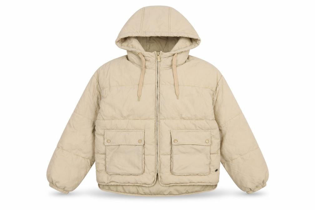 Pacific Republic Women's Beige Puffer Jacket Size 12