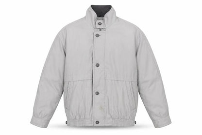 Baracuta Men's Grey Bomber Jacket Size S Polyester