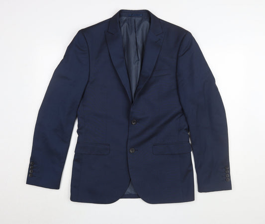 Next Men's Blue Blazer, Size 38R, Formal Wear