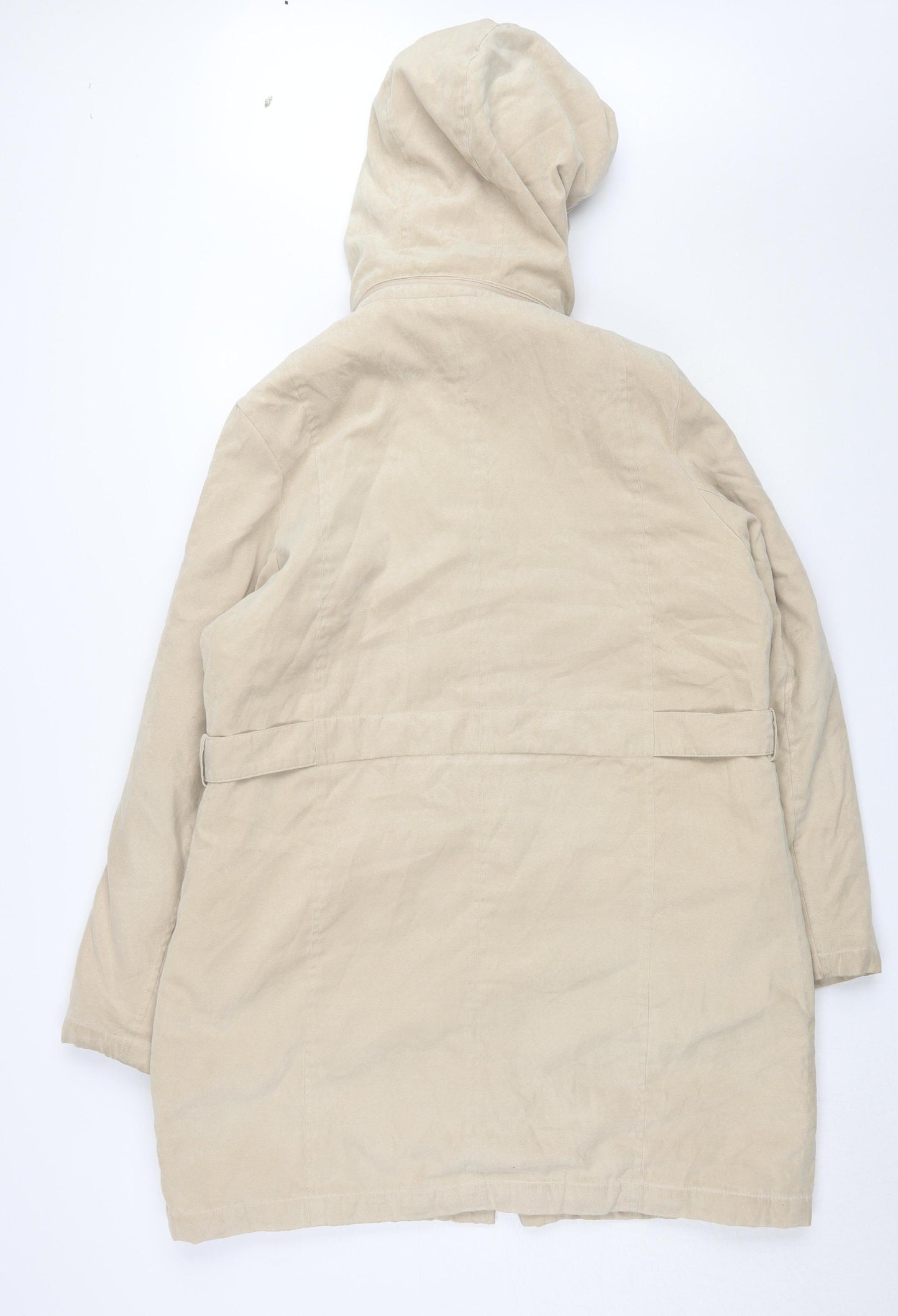 Klass Collection Women's Beige Parka Jacket Size M