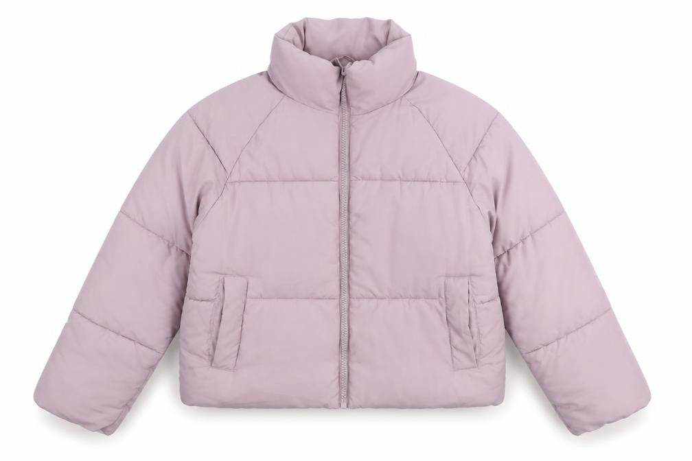 Monki Women's Purple XS Puffer Jacket