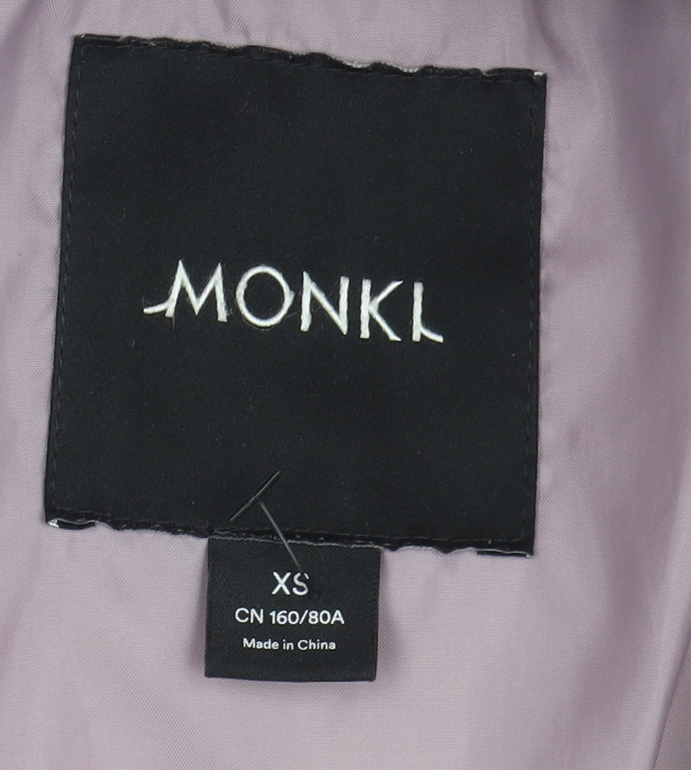Monki Women's Purple XS Puffer Jacket