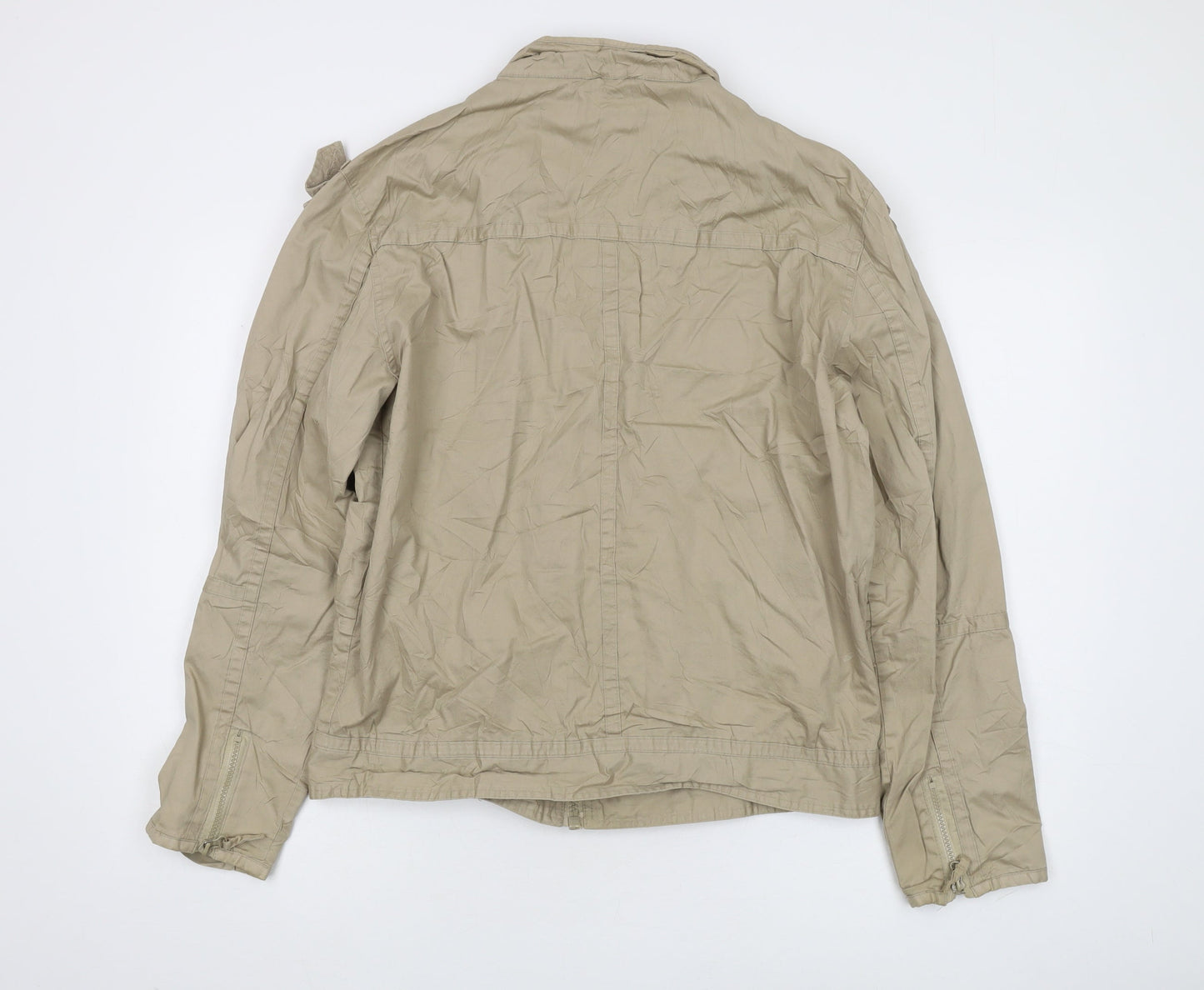 Burton Men's Beige Military Jacket - M - Lightweight