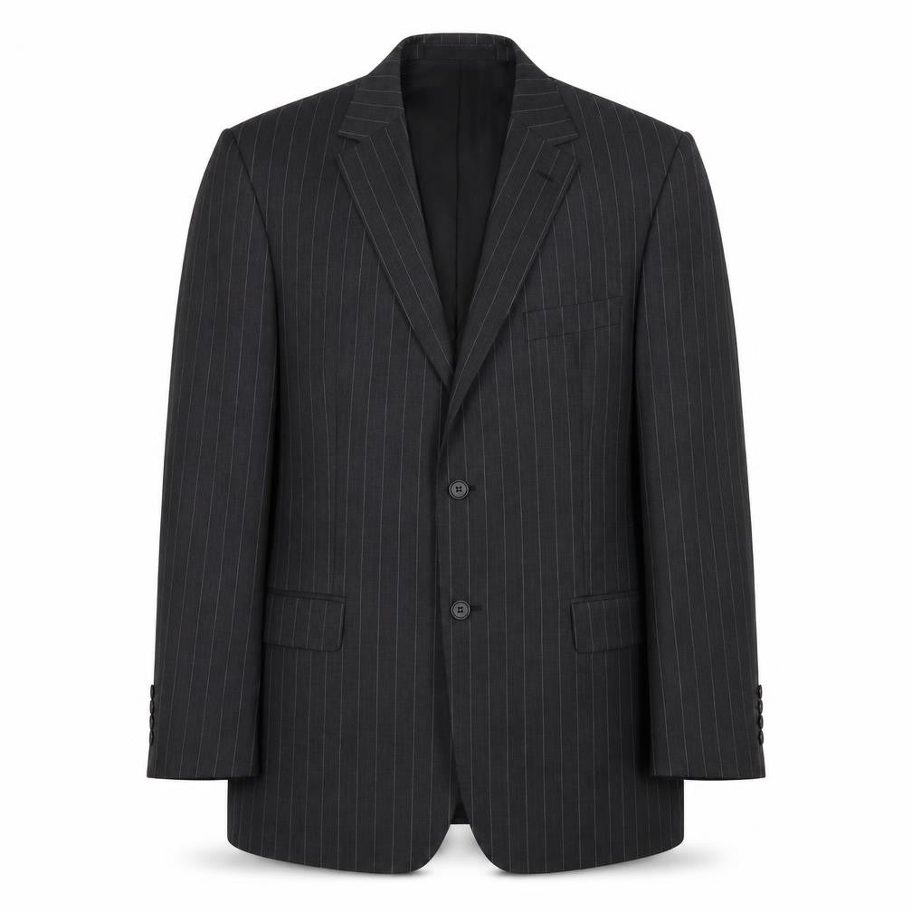 Marks & Spencer Men's Grey Striped Suit Jacket 42R