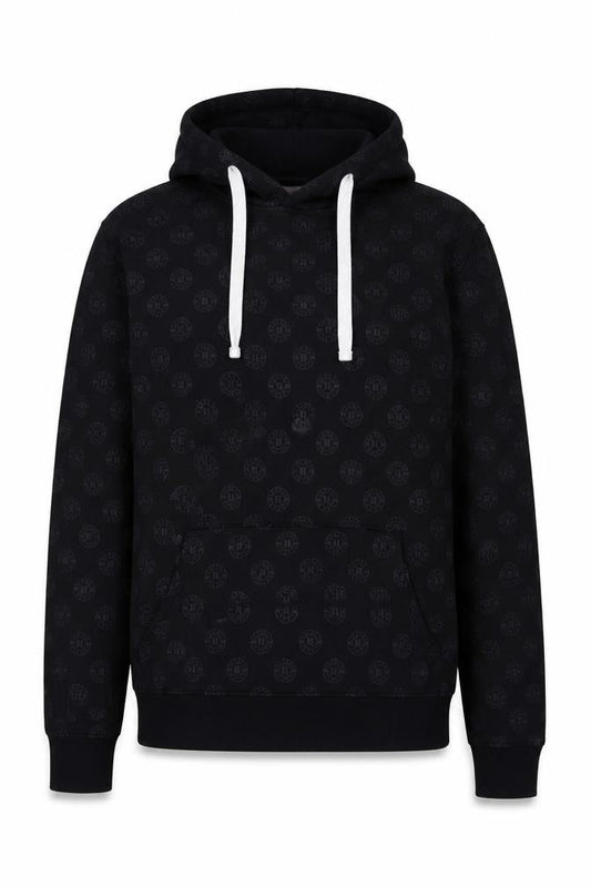 Johnny Cotton Men's Black Pullover Hoodie M