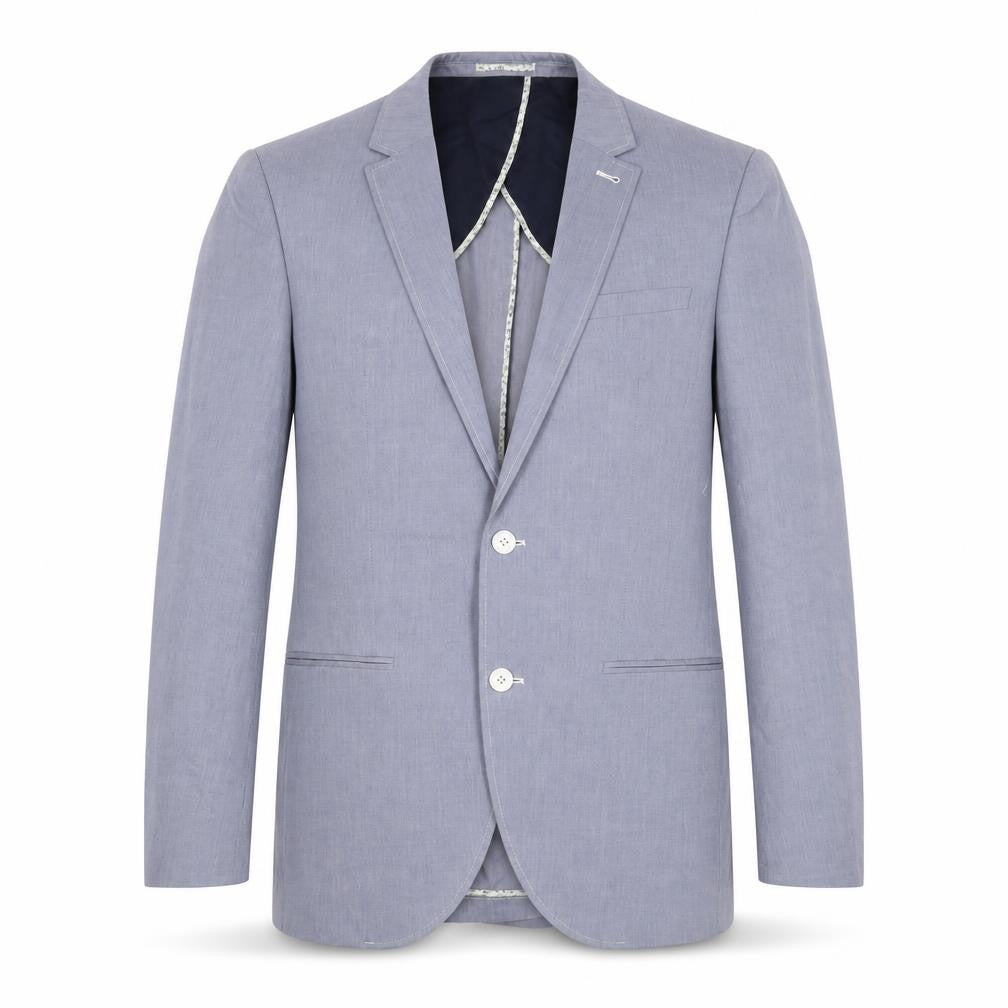 Next Men's Grey Blazer, Size 38R, Regular Fit