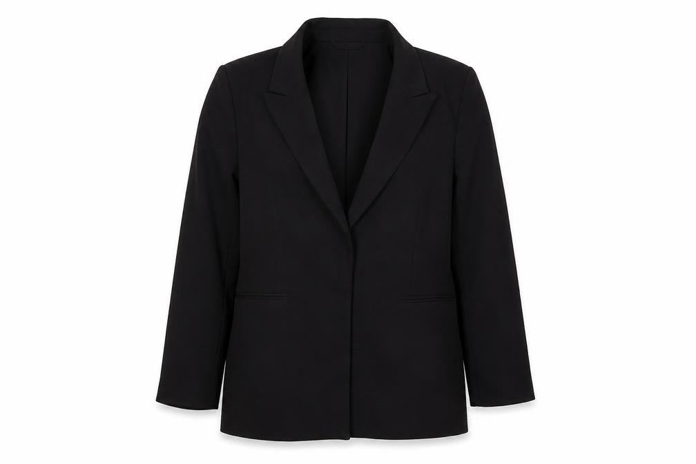 H&M Women's Black Blazer 14 Notch Lapel Elegant