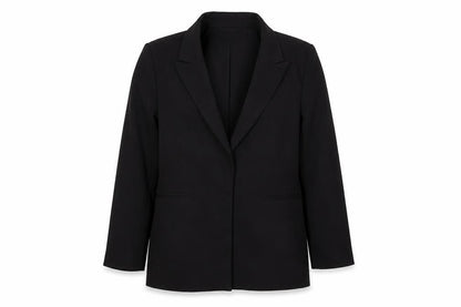 H&M Women's Black Blazer 14 Notch Lapel Elegant