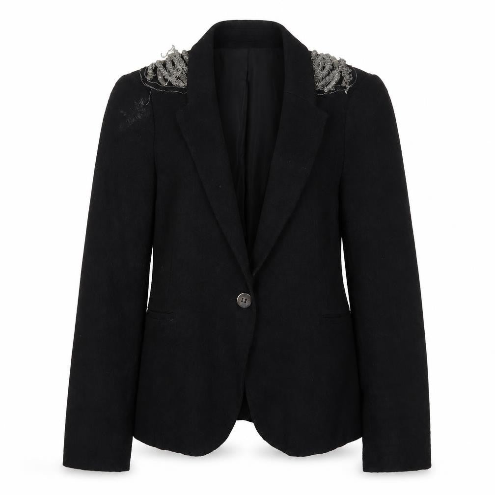 Zara Women's Black XS Blazer - Classic Single Breasted