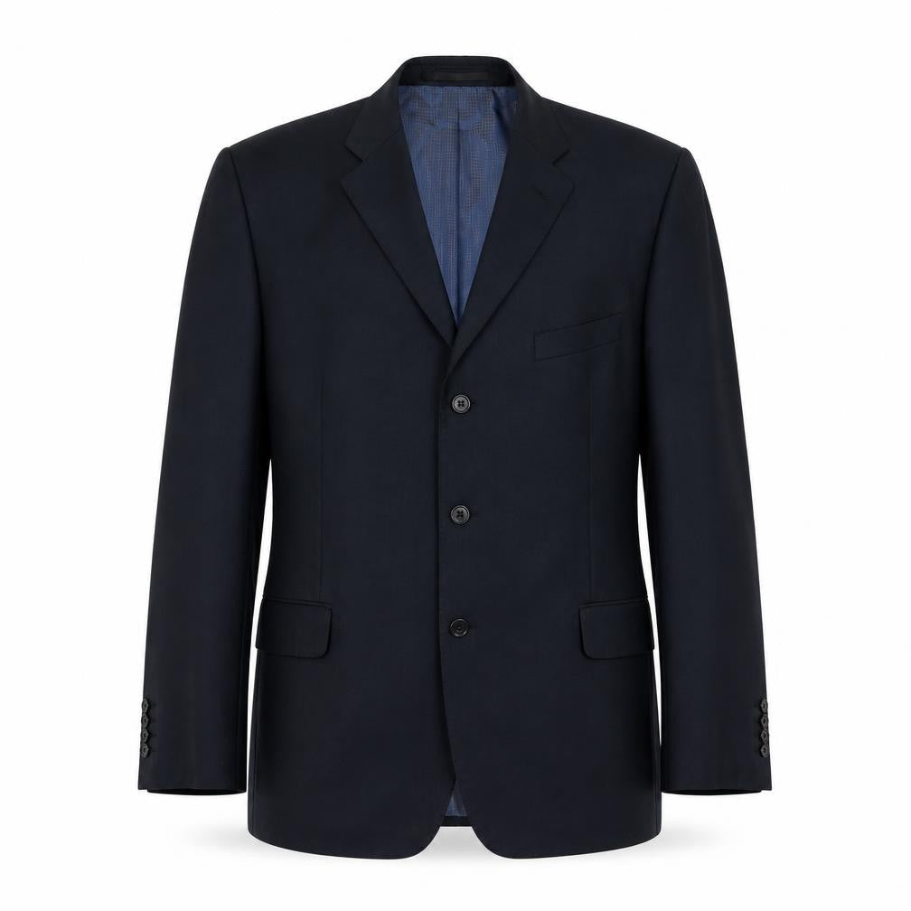 Marks & Spencer Men's Blue Wool Blazer, 44R Regular