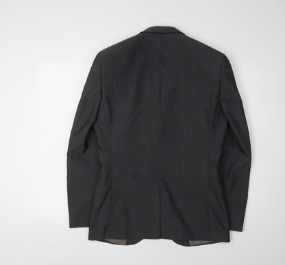 Next Men's Grey 36S Slim Fit Suit Jacket