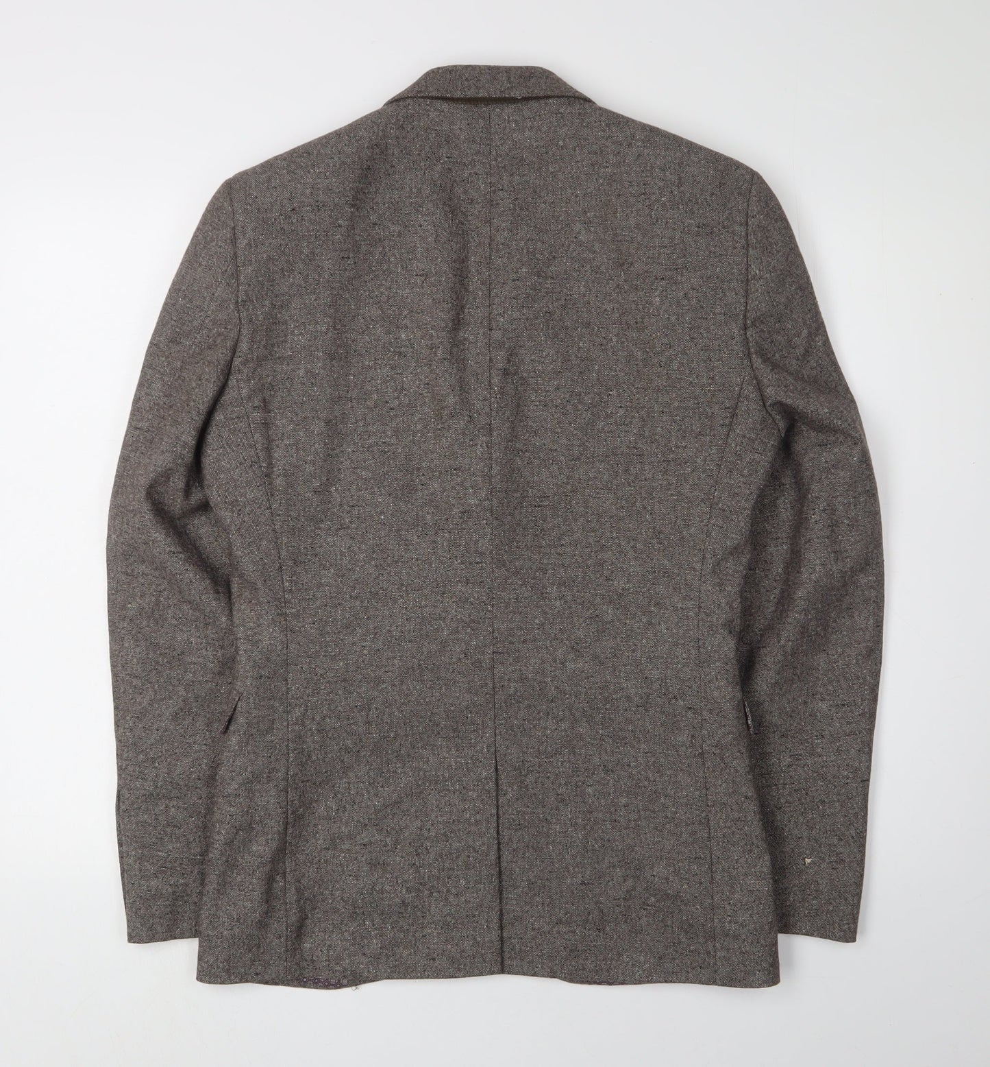 Next Men's Brown Slim Fit Blazer, Size 36R, Regular Length