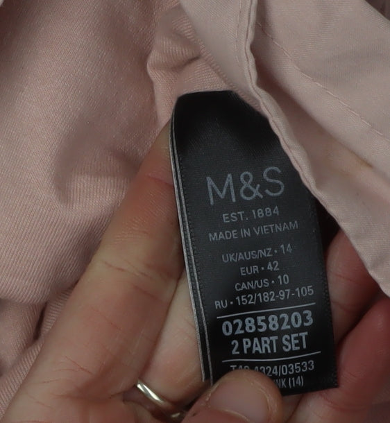Marks & Spencer Women's Pink Mid-Length Jacket