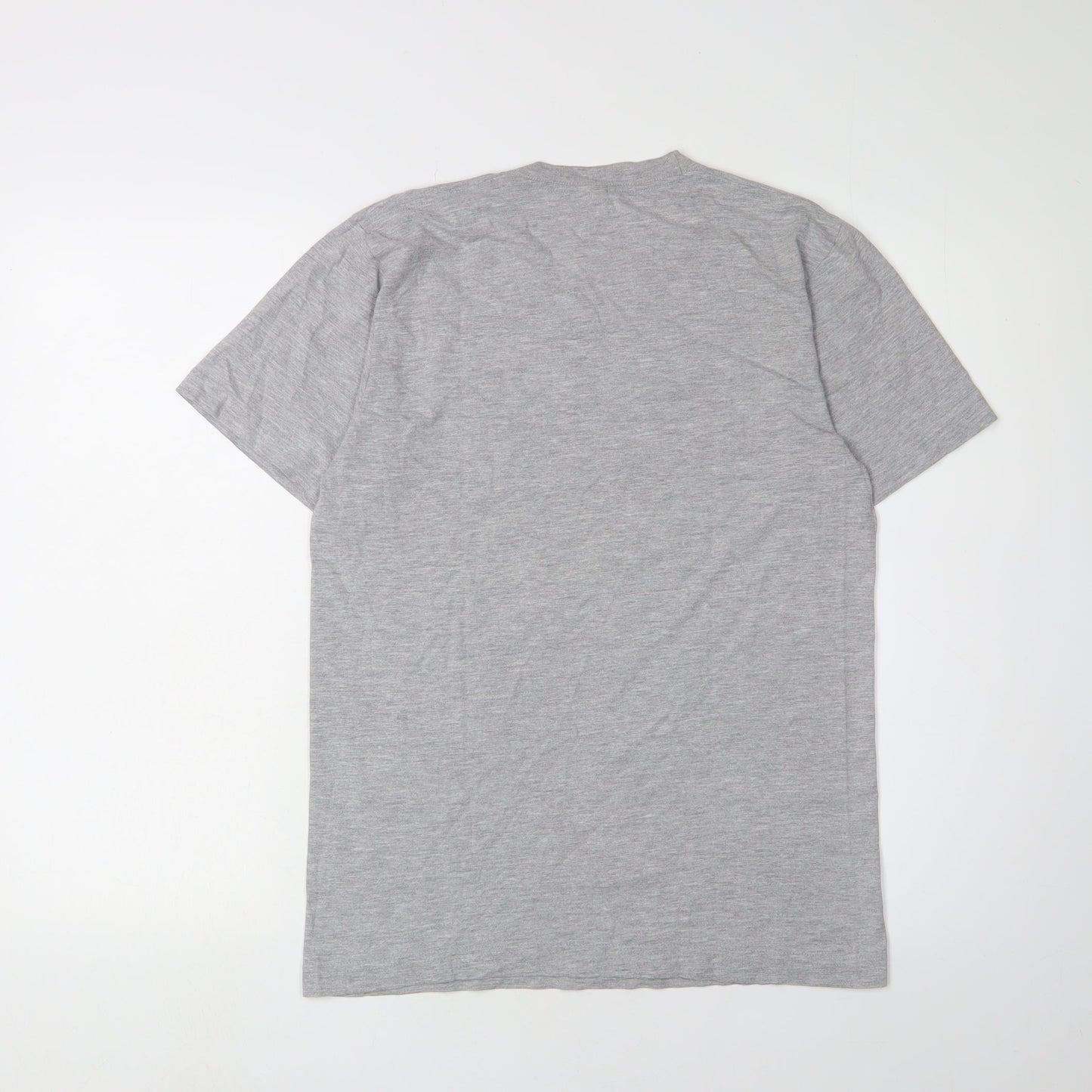 American Apparel Grey T-Shirt, Unisex S, Casual Basic