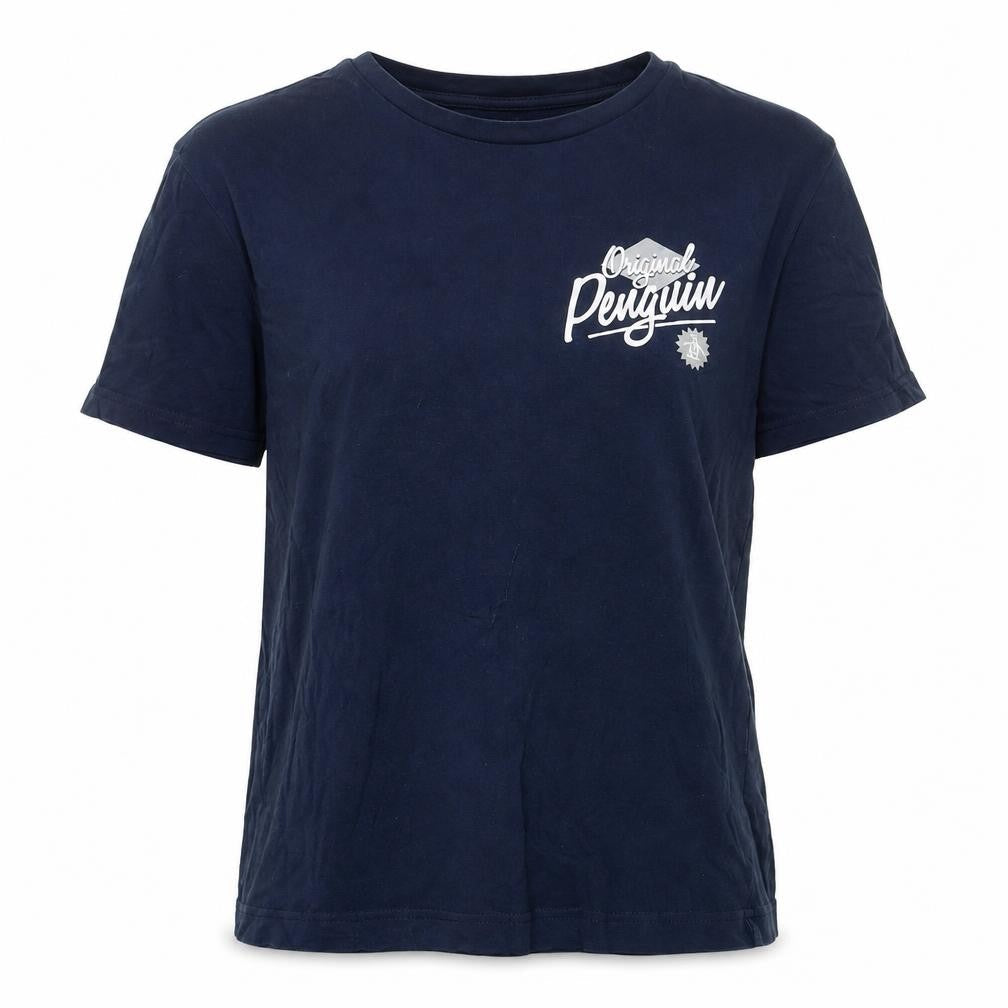 Original Penguin Unisex Blue Crew Neck T-Shirt, S, Casual Wear