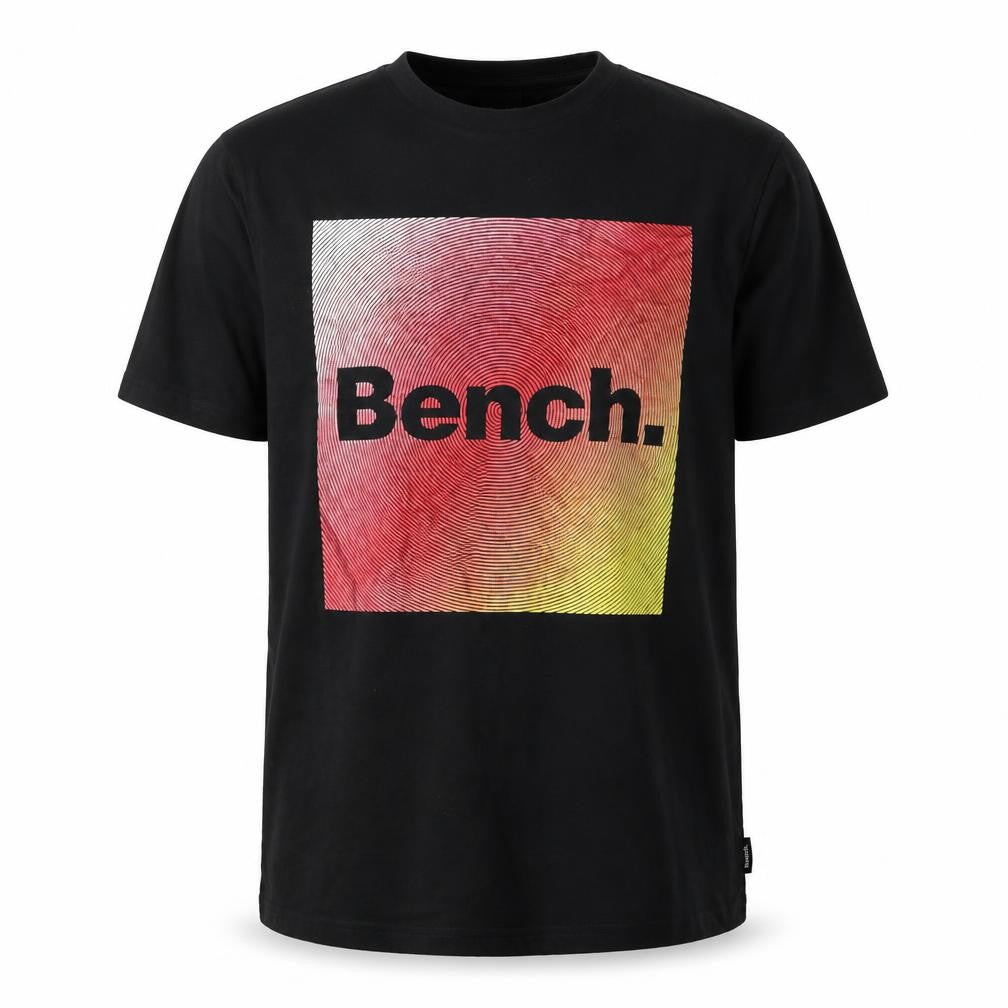 Bench Black Graphic T-shirt Size L