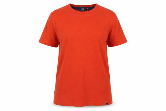 Superdry Women's Red Cotton T-Shirt Size 8 Casual