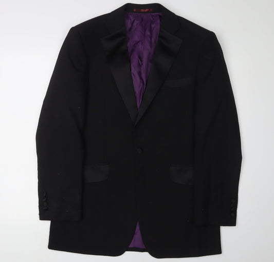 Charlton Gray Men's Black Tuxedo Blazer, 38R Regular