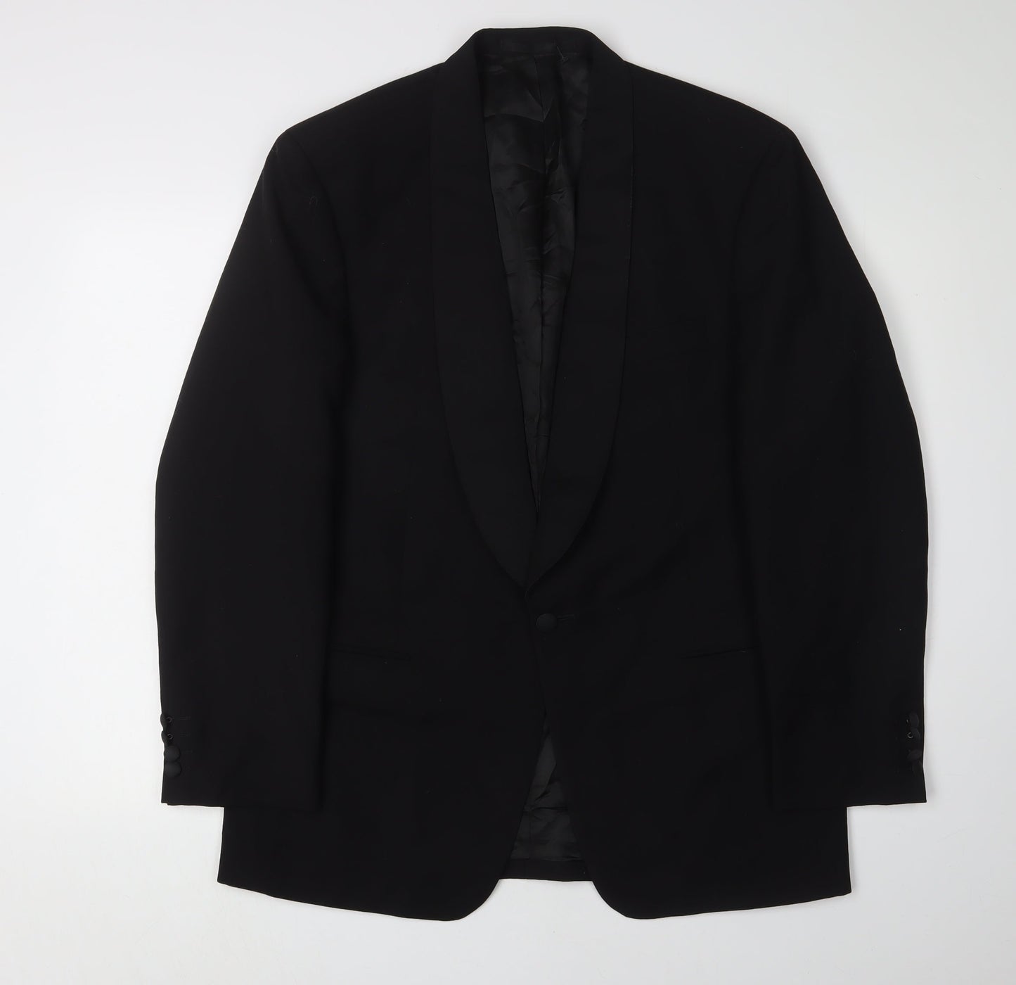 David Moss Men's Black Tuxedo Jacket Shawl Lapel 40R