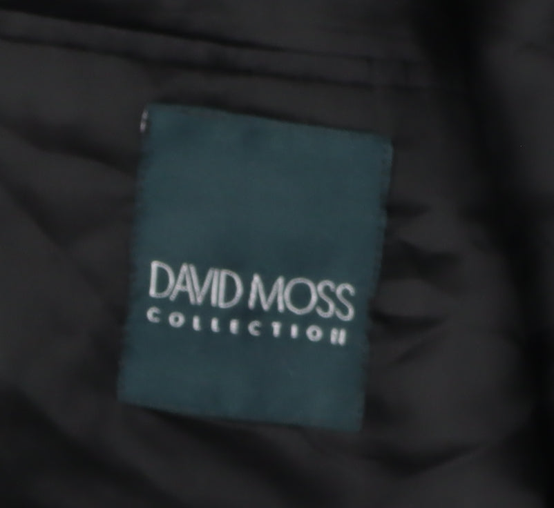 David Moss Men's Black Tuxedo Jacket Shawl Lapel 40R