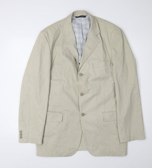 Marks and Spencer Men's Beige Blazer 38-40R Casual
