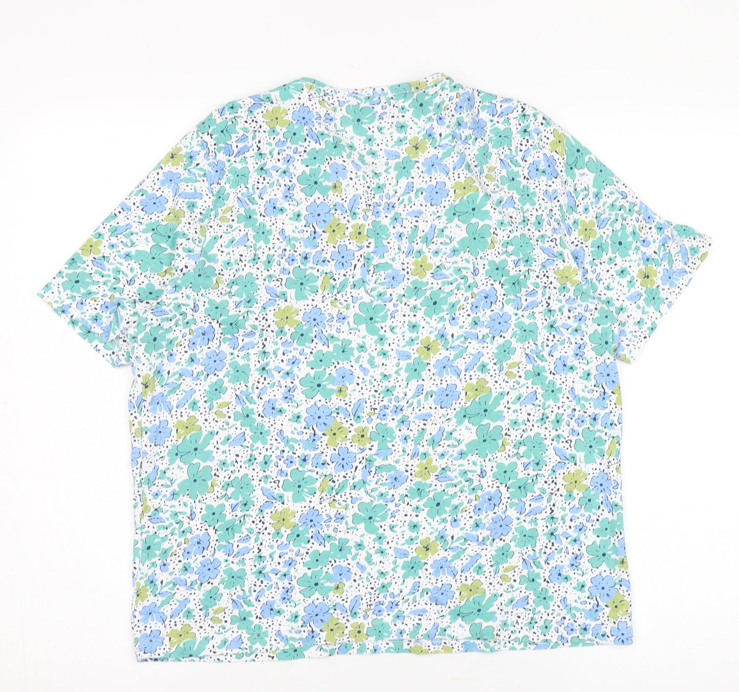Honor Millburn Women's Floral T-Shirt, L, Short Sleeve