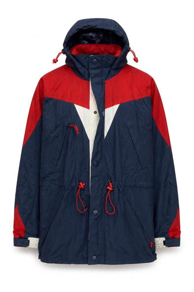 Gentini Men's Blue Red Windbreaker Jacket S