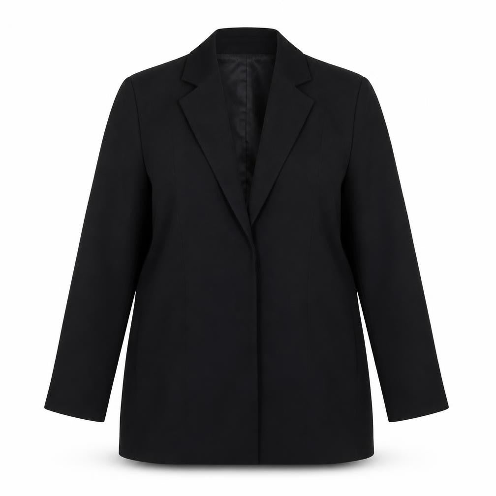 Windsmoor Women's Black Blazer Size 14 Geometric Pattern