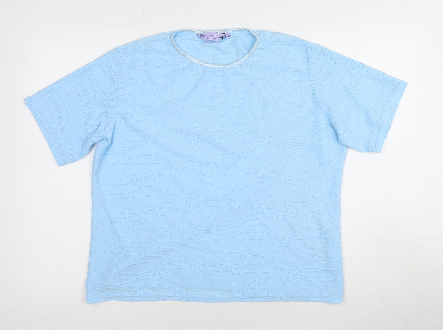 Honor Millburn Women's Blue Relaxed T-Shirt Size 18