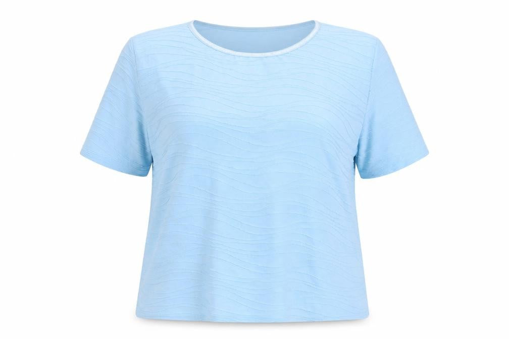 Honor Millburn Women's Blue Relaxed T-Shirt Size 18