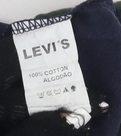 Levi's Men's Multicoloured Crew Neck T-Shirt, Size S