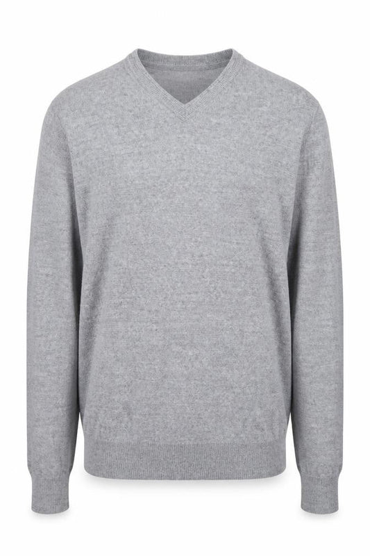 Savile Row Men's Grey Pullover Jumper M