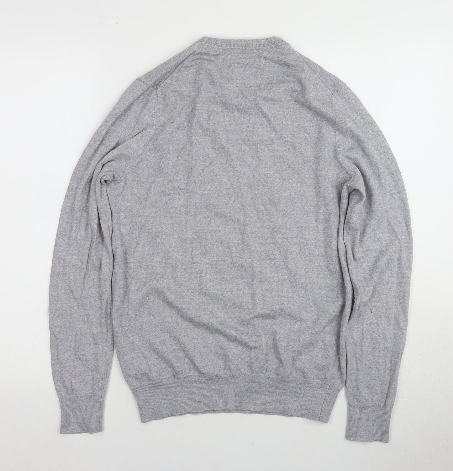Savile Row Men's Grey Pullover Jumper M