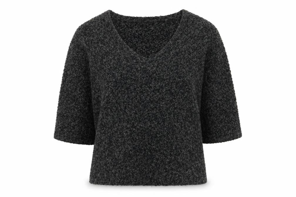 Great Plains Women's Grey V-Neck Pullover Jumper M