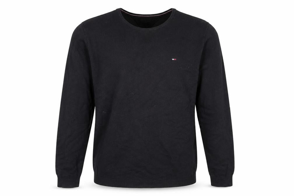 Tommy Jeans Men's Black Pullover Jumper - Size S