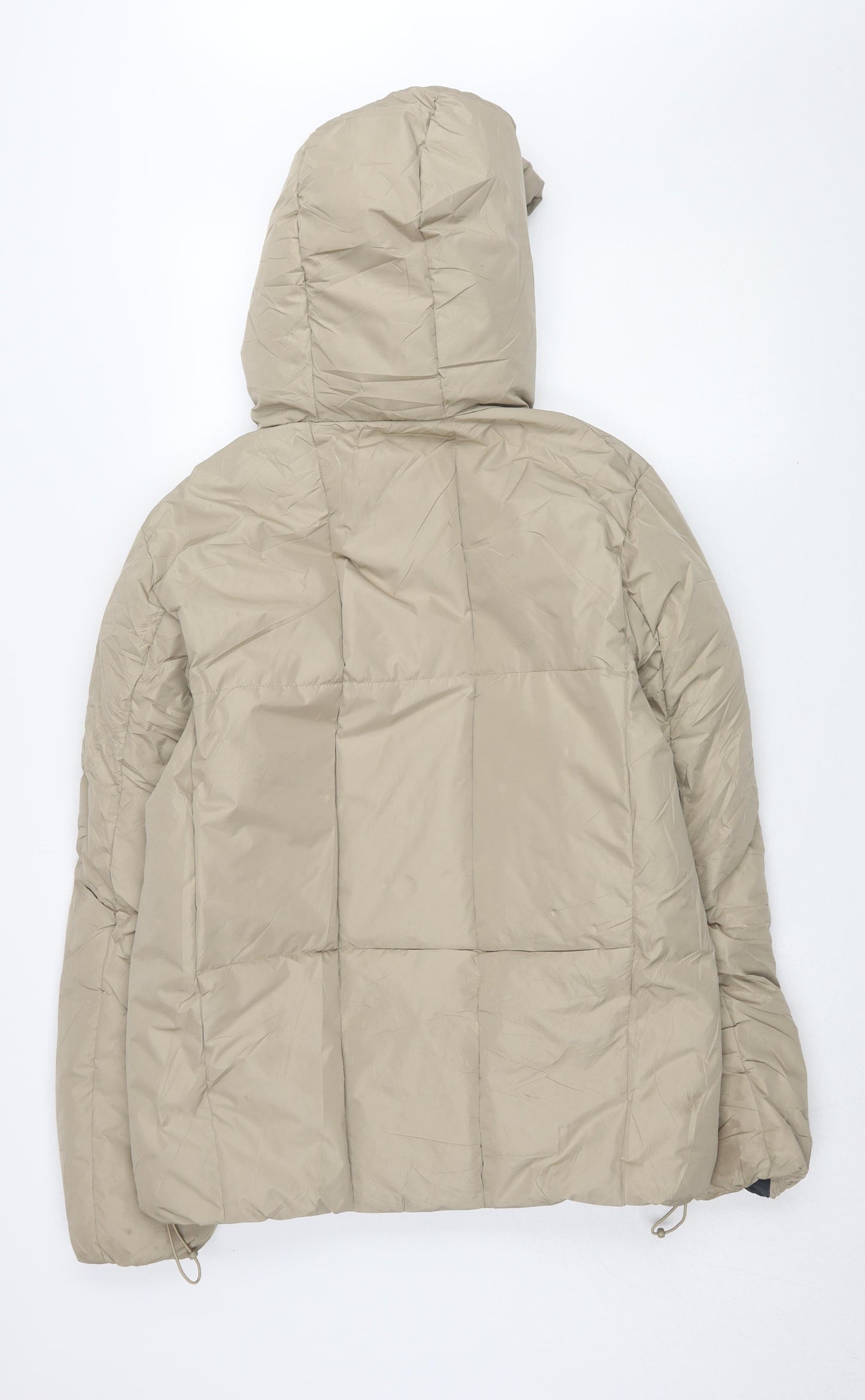 Pull&Bear Men's Beige Puffer Jacket Medium S