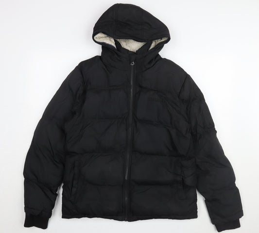 SoulCal & Co Men's Black Puffer Jacket Size S